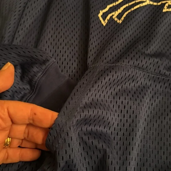 Buffalo Bills Jersey Like Pullover Hoodie Ladies L - Picture 4 of 10